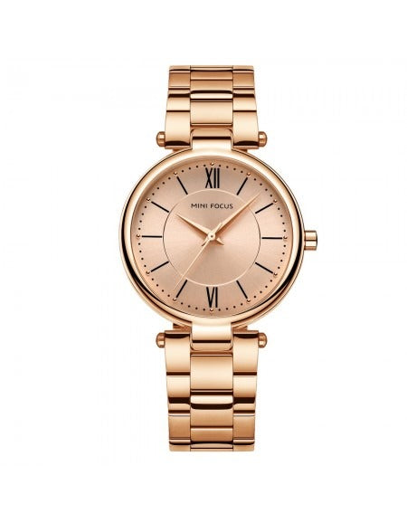 Montre-bracelet à quartz en acier inoxydable pour femme MF0189L