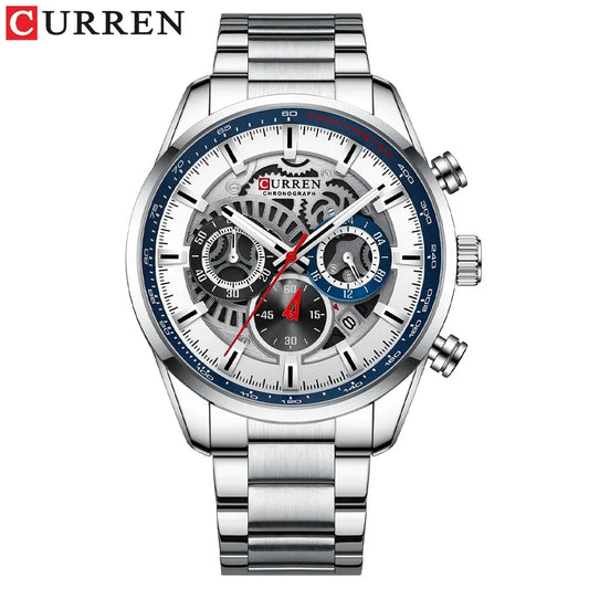 montre de luxe Quartz décontracté avec aiguilles lumineuses CR008391