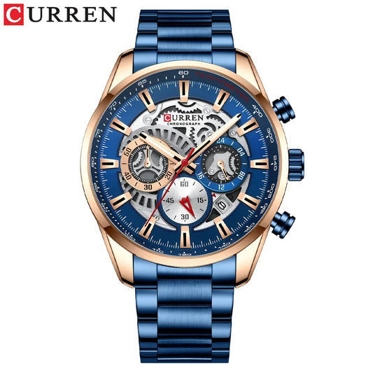 montre de luxe Quartz décontracté avec aiguilles lumineuses CR008391
