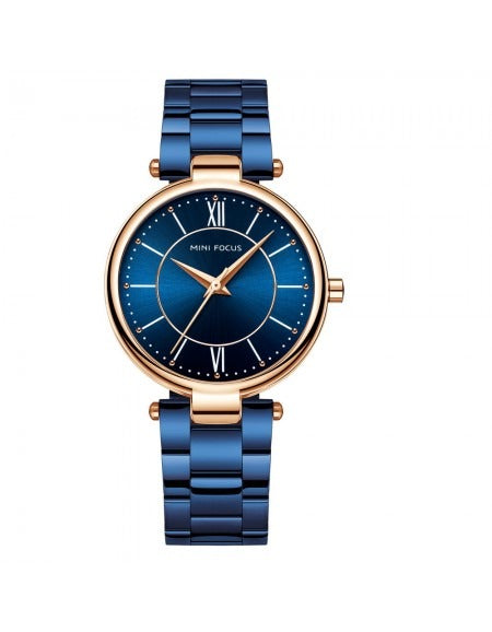 Montre-bracelet à quartz en acier inoxydable pour femme MF0189L